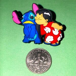 (10 for $15) Lilo kissing Stitch Crocs Shoes Charms